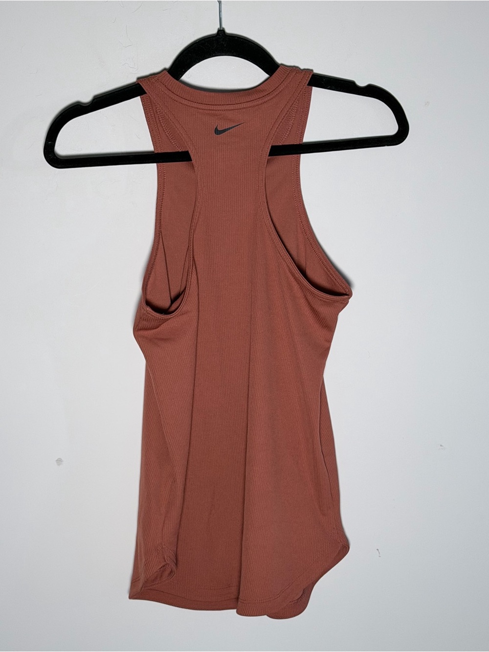 Nike Women’s Rust-Colored High Neck Training Racerback Tank - Picture 6 of 6